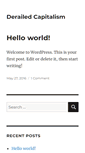 Mobile Screenshot of derailedcapitalism.com