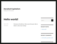 Tablet Screenshot of derailedcapitalism.com